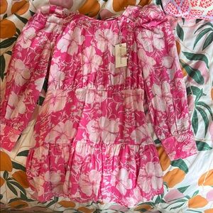 LoveShackFancy Pink mini dress